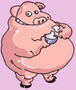 graisse = calorie vide www.pinkpigpage.com