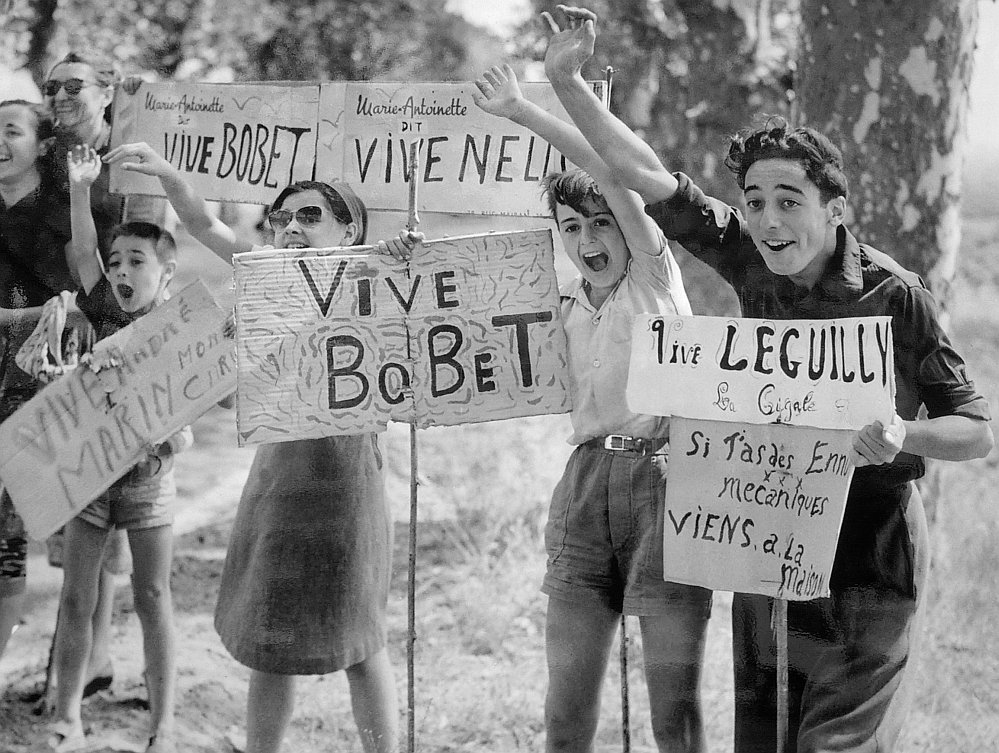 Photo Tour-de-France vive-Bobet 1953