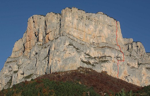 Archiane voie du Levant, tracé