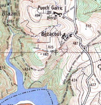 Bezacoul, clique pour carte + large