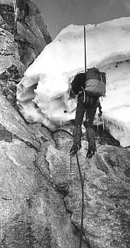 Last rappel Croz Jorasses