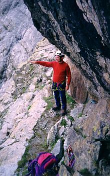 Ecrins Pilier sud Bivouac du bas
