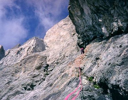 Escalade Pilier sud Barre des Ecrins