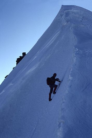 Sortie couloir des Italiens, Grande Casse, Corpet