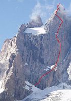 Topo Meige face Sud from http://nimp.crew.free.fr/NosButs/050703_MeijeDirecte/MeijeS01.JPG