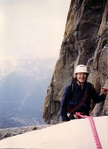 Dans la montée au petit Dru, Noel DlT