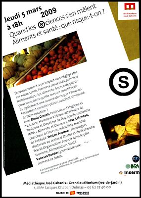 affiche conférence aliment cancer