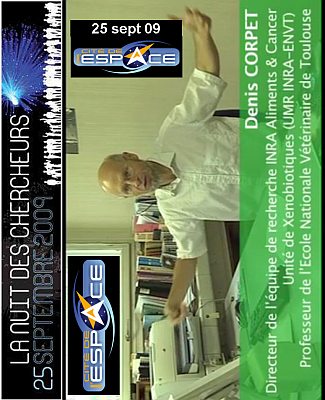 affiche conférence aliment cancer