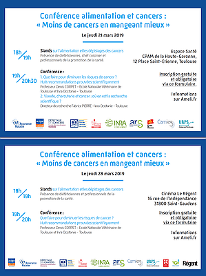 affiche conférence Ligue Cancer Toulouse Saint-Gaudens