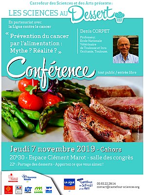 affiche conférence Ligue Cancer Cahors