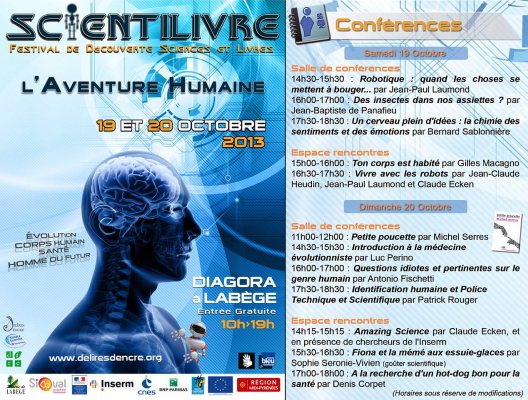 affiche conférence nutrition cancer scientilivre