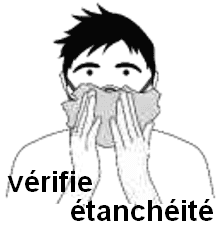 vérifier étanchéité masque