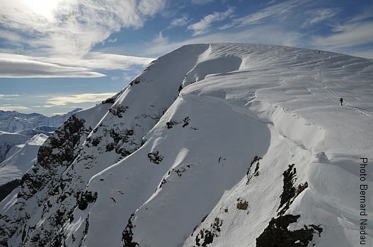 Pic de Bacanere ski neige