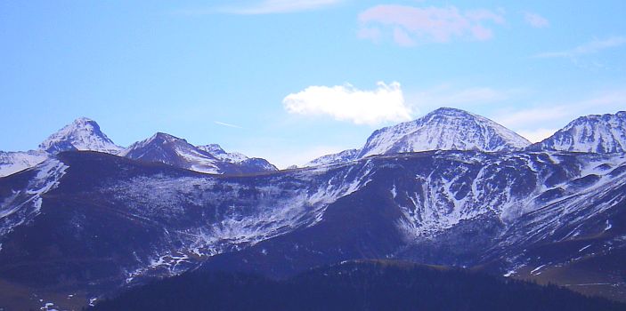 Crabère, vue du pic Paloumère, Pyrénées