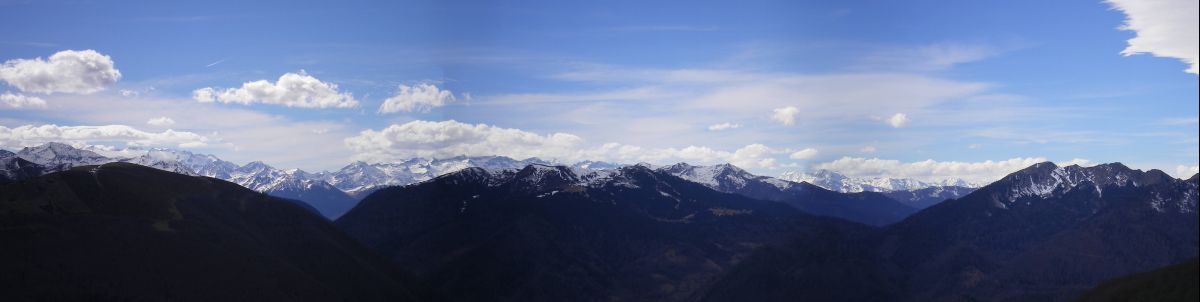 Panorama Chaine Pyrénées, vers l'est, photo