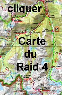 Carte Raid-4 Vignemale
