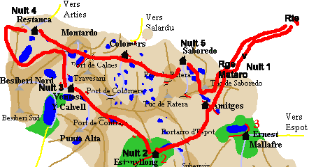 Carte Encantats Raid 10