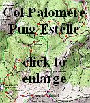 Carte col Palomère puig Estelle