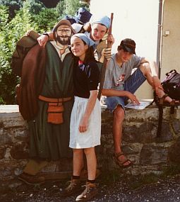 Guill., Meige, Cyrille & le vieux pèlerin (St Come?)