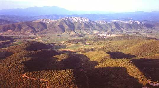 vue sur vallée Maury & Canigou